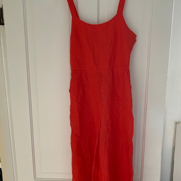 Cynthia Rowley 100% Linen Jumpsuit- 8 - Picture 3 of 4
